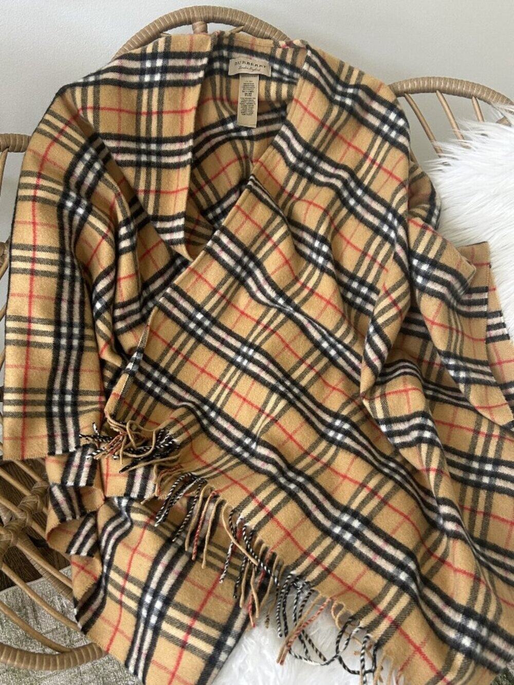 Burberry Wool Cape Poncho-one size!